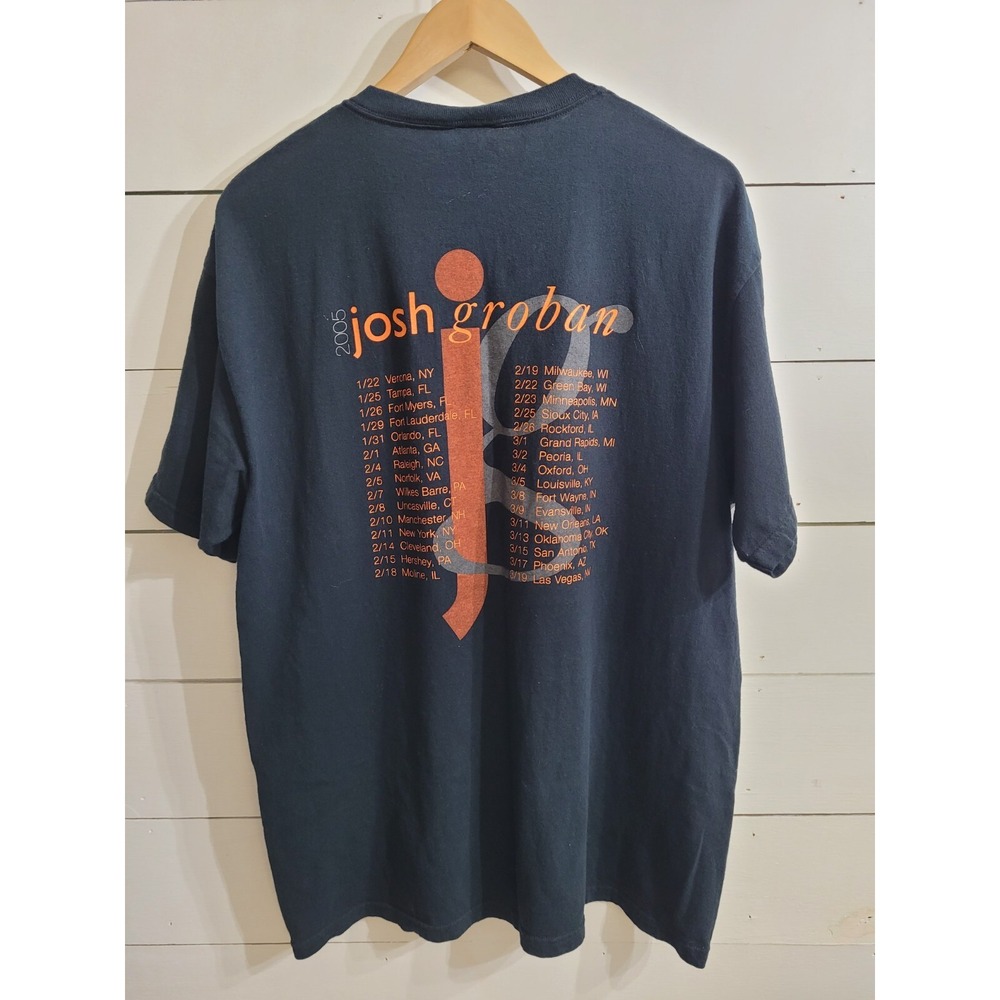 Josh Groban 2005 tour vintage NEVER WORN WASHED XL Concert T-Shirt - Picture 5 of 9